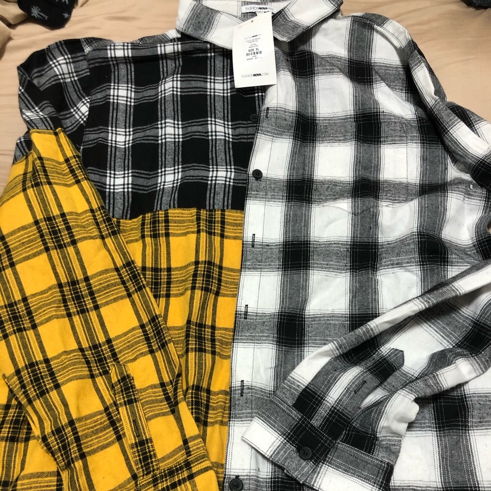 Fashion Nova bottom down shirt size XL men’s